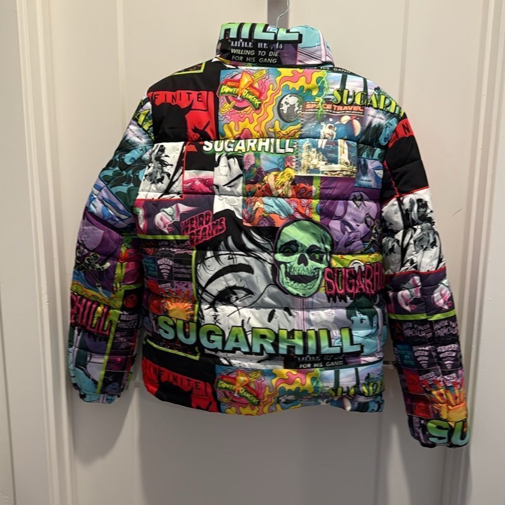 SUGARHILL ANXIETY PUFFER  JACKET, Size Medium - Picture 4 of 14